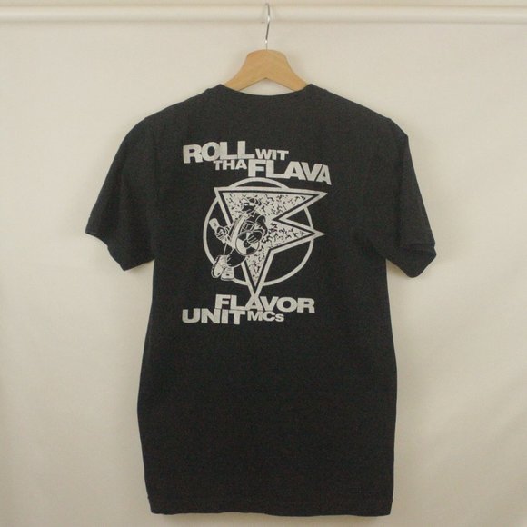 Flavor Unit Roll Wit Tha Flava Vintage Style Hip Hop 90's Group Shirt Small - Picture 2 of 5